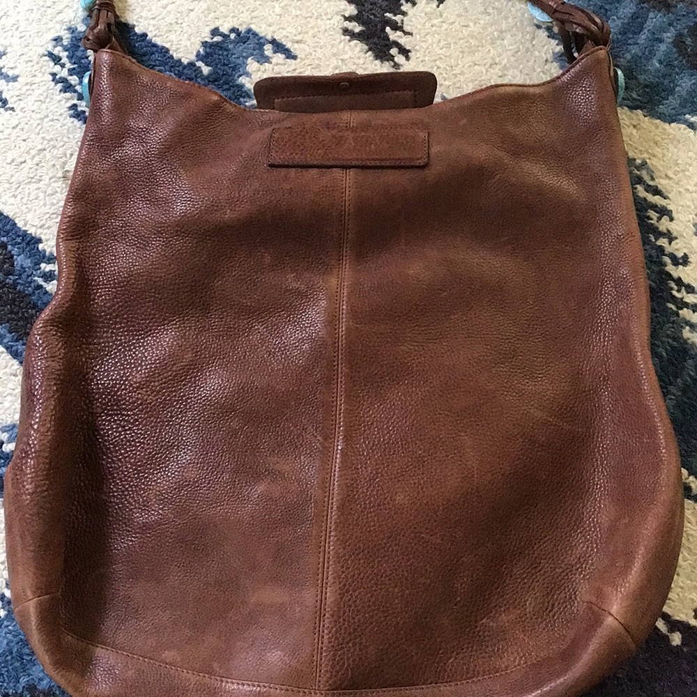 Cole Haan G Series Brown Large Leather Tote  Bag Gorgeous - Picture 7 of 10
